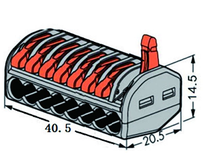 universal wire connector terminal block for fast wiring