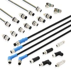 Lelaki Lelaki Lurus Lurus Skru M8 Penyambung 3 Pin